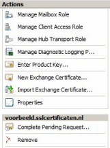 Exchange 2010 - Installatie certificaat