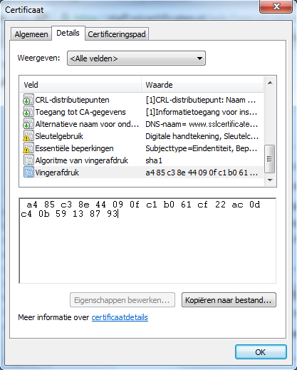 Exchange 2010 - Installeren SSL certificaat via Shell