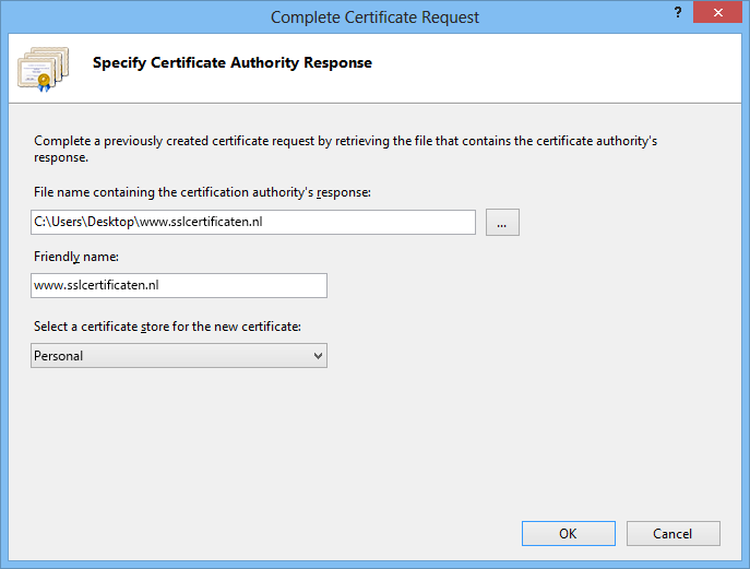 IIS - SSL certificaat installatie 1