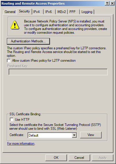 RAS-VPN-SSTP configureren met een SSL certificaat