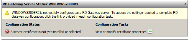 Windows 2008R2 RD Gateway - Installeren SSL certificaat